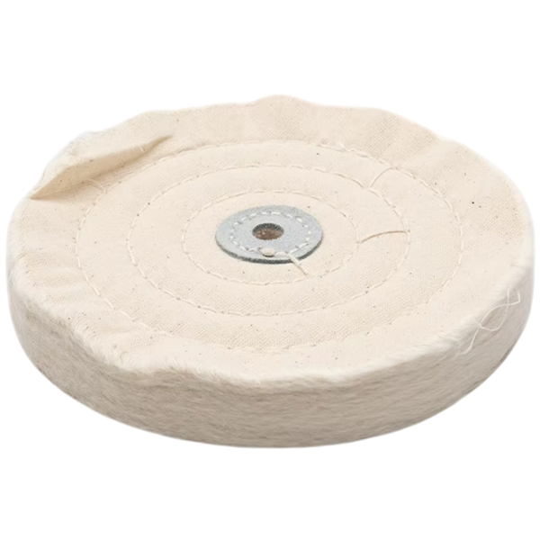 Белый муслиновый полировальный круг WorkMan Muslin W-100