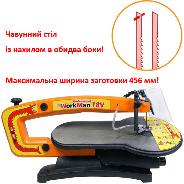 Лобзиковый станок WorkMan 18V