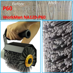 Щітка абразивна для браширування WorkMan NA120-P60