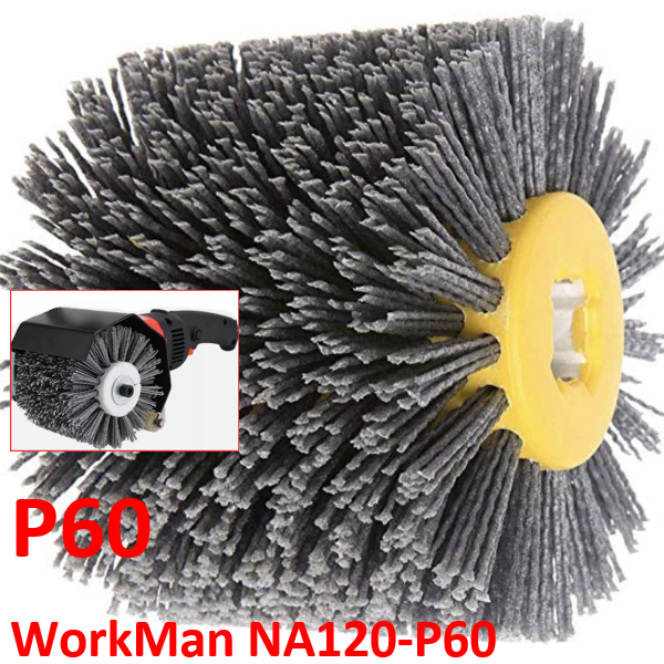 Щітка абразивна для браширування WorkMan NA120-P60