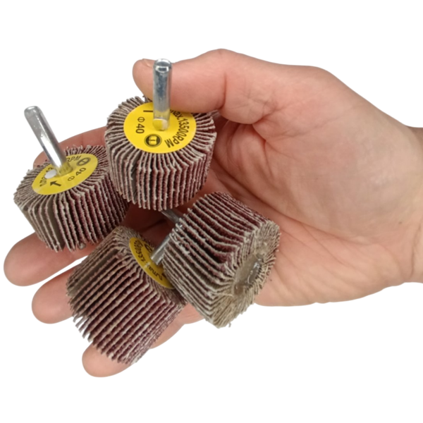 Круг пелюстковий для дриля WorkMan FW-40х25 P100
