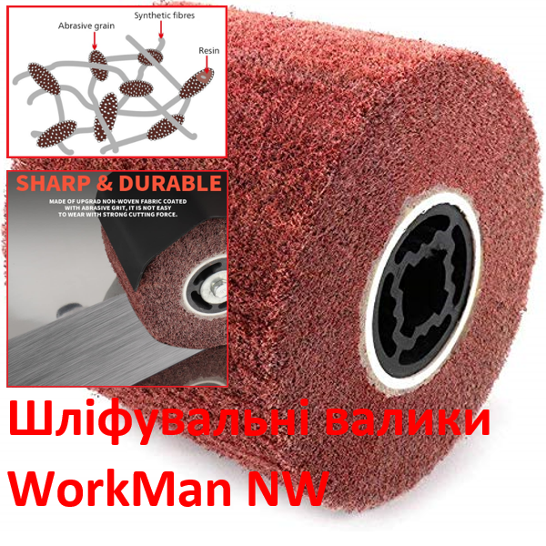 Шліфувальний валик Скотч Брайт WorkMan NW-P80