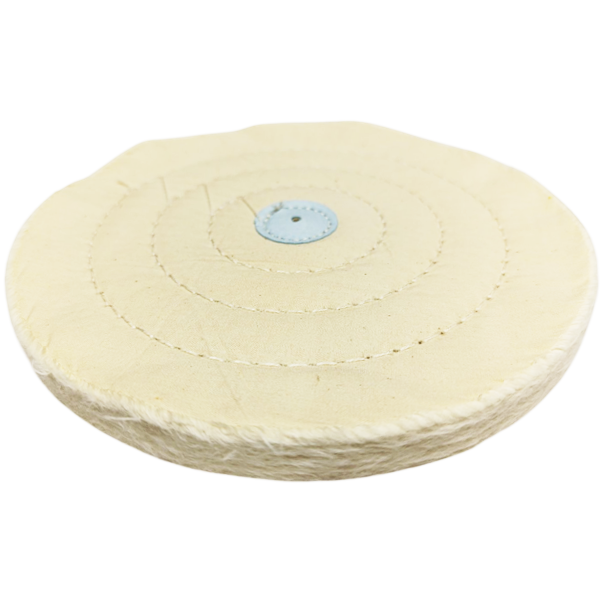 Белый муслиновый полировальный круг WorkMan Muslin W-200