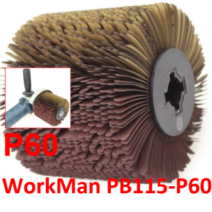 Щітка шліфувальна пелюсткова WorkMan PB115-P60