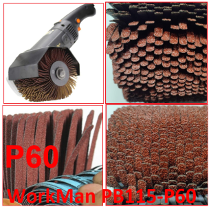 Щітка шліфувальна пелюсткова WorkMan PB115-P60