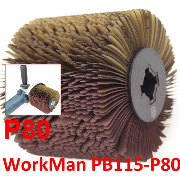 Щітка шліфувальна пелюсткова WorkMan PB115-P80