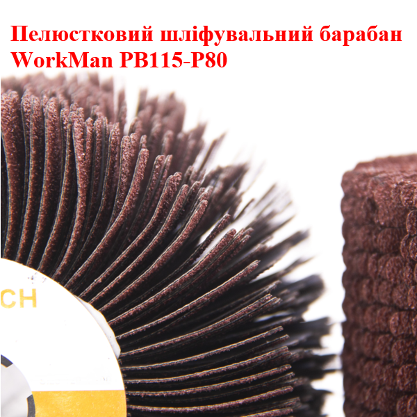 Щітка шліфувальна пелюсткова WorkMan PB115-P80