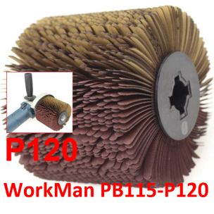 Щітка шліфувальна пелюсткова WorkMan PB115-P120