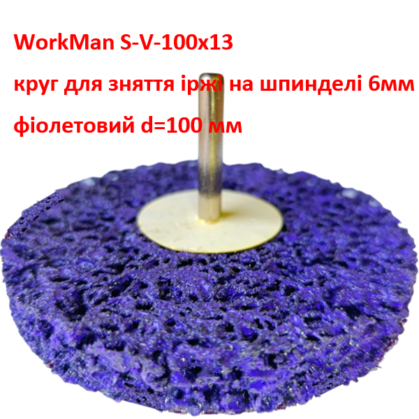 Коралловый шлифовальный круг для дрели WorkMan S-V-100х13