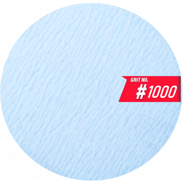 Круг на липучці Workman White P1000 для чистової обробки (125мм)