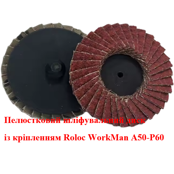 Пелюстковий диск із кріпленням Roloc WorkMan A50-P60