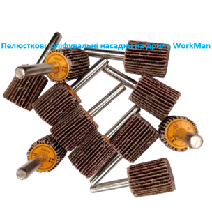 Пелюсткова насадка на дриль WorkMan FW-20х25 P80