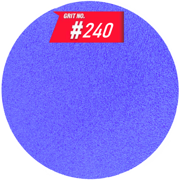 Шлифовальный круг на липучке WorkMan Ceramic 150 P240 для грунта
