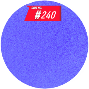 Шлифовальный круг на липучке WorkMan Ceramic 150 P240 для грунта
