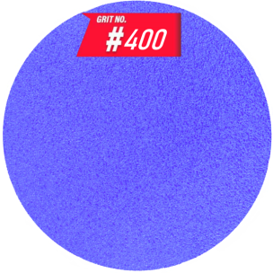 Шлифовальный круг на липучке WorkMan Ceramic 150 P400 под полировку