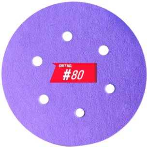 Шлифовальный круг WorkMan Ceramic керамическое зерно P80 (150 мм, 6 отв.)