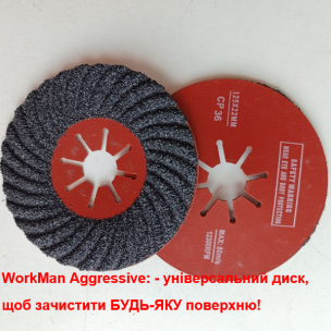 Фібровий обдирний круг WorkMan Aggressive Р36