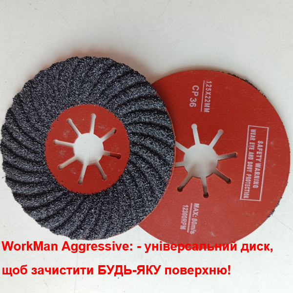 Фібровий обдирний круг WorkMan Aggressive Р36