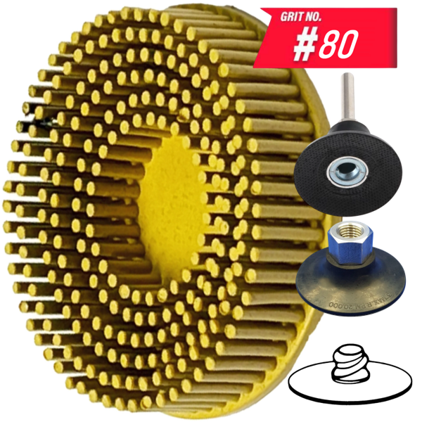 Абразивна насадка-щітка WorkMan Bristle 50-P80