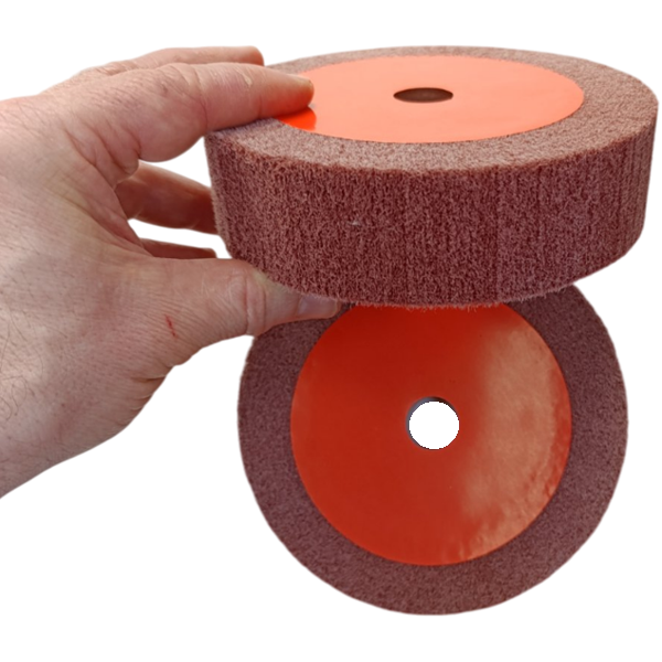 Широкий круг Скотч Брайт для точила WorkMan Nylon-150х40 P400