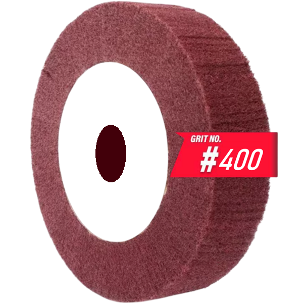 Широкий круг Скотч Брайт для точила WorkMan Nylon-150х40 P400
