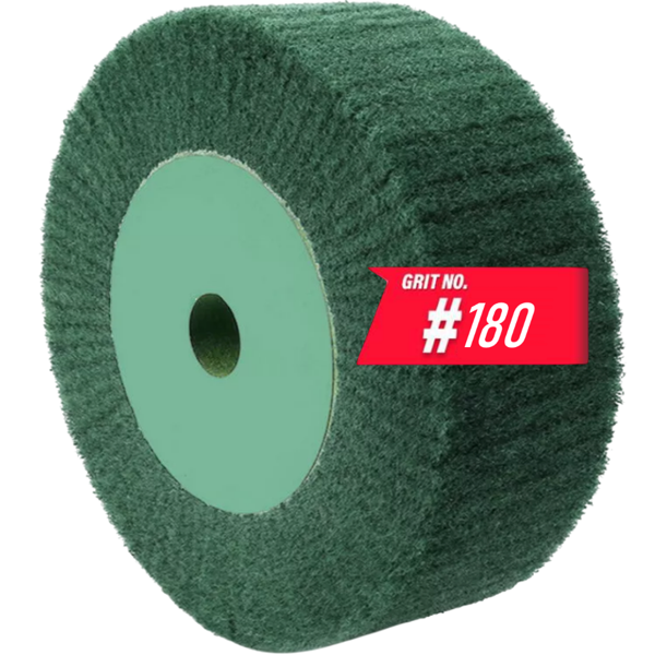 Широкий круг Скотч Брайт для точила WorkMan Nylon-200х50 P180