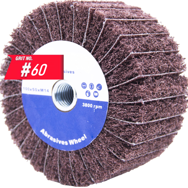Валик для болгарки WorkMan Сombi-P60 М14 100х50