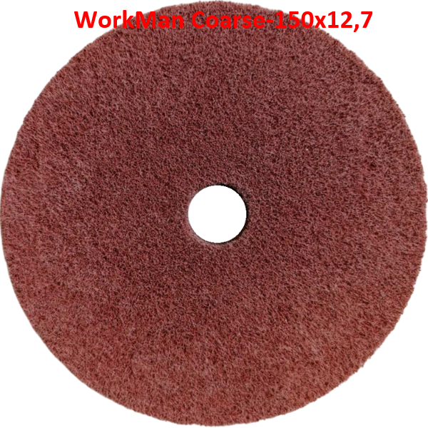 Абразивний нетканий круг Workman 150х12,7мм Coarse P60-P80