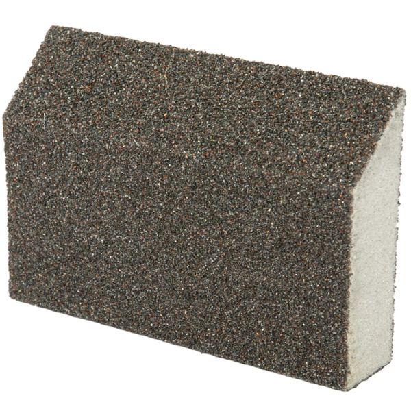 Губка шлифовальная трапеция WorkMan Block P60 (100х68х25 мм)