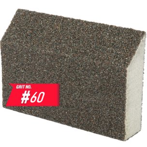 Губка шліфувальна трапеція WorkMan Block P60 (100х68х25 мм)