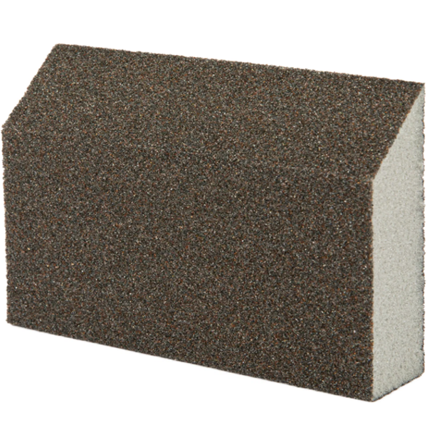 Губка шлифовальная трапеция WorkMan Block P80 (100х68х25 мм)