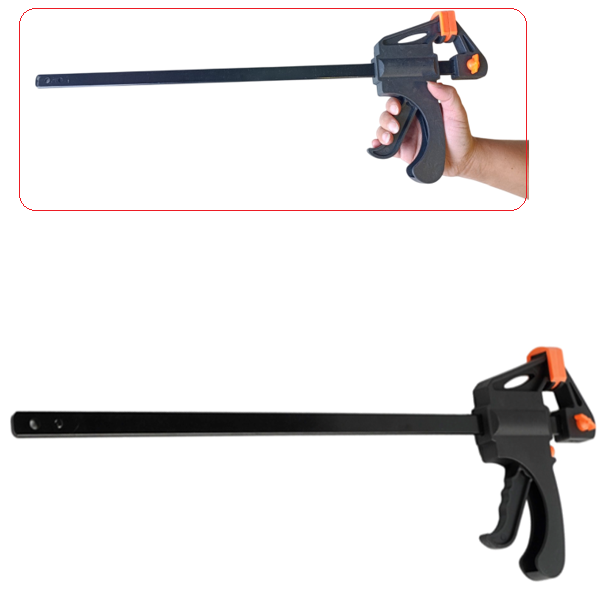 Струбцина швидкозатискна пістолетна WorkMan Automatic 400х60 мм