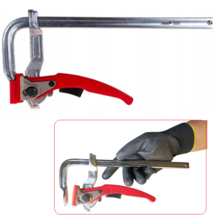 Струбцина быстрозажимная рычажная WorkMan Lever 60х200 мм