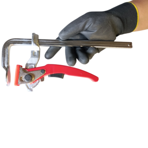 Струбцина швидкозатискна важільна WorkMan Lever 60х200 мм