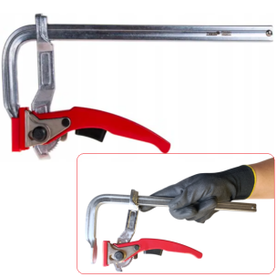 Струбцина быстрозажимная рычажная WorkMan Lever 80х200 мм