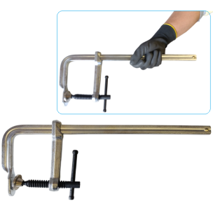 Струбцина тип F кованая винтовая WorkMan Screw 100х300