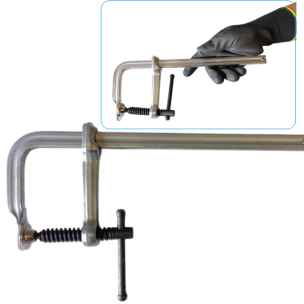 Струбцина тип F кована гвинтова WorkMan Screw 80х200