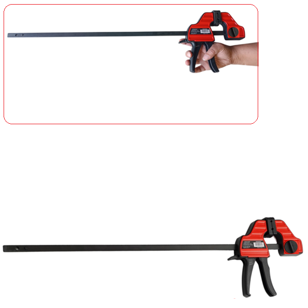 Струбцина швидкозатискна WorkMan Shape Quick 450х60 мм