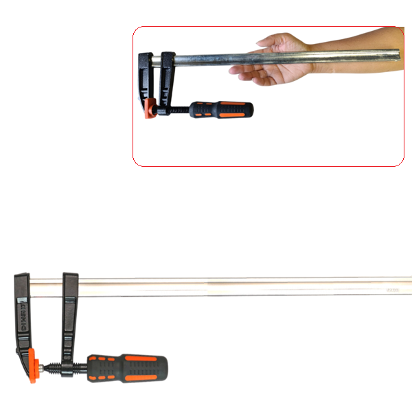Струбцина F-образная столярная WorkMan Standard 80х400