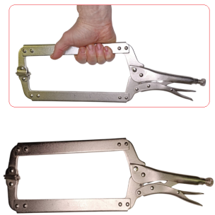 Кліщі затискні С-подібні з фіксатором 18" WorkMan C-Lock-450