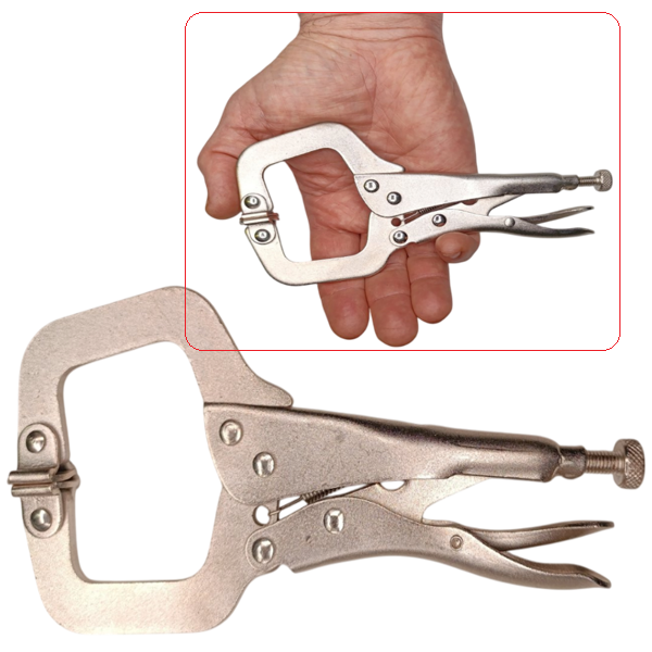 Клещи зажимные С-образные с фиксатором 6" WorkMan C-Lock-170