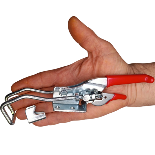 Прижим тяговый WorkMan GH-431 318кг с изогнутой скобой
