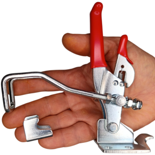 Притиск тяговий WorkMan GH-431 318кг з вигнутою скобою