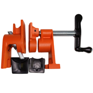 Струбцина трубная 3/4" на ножках Workman PC-3/4-LP с накладками
