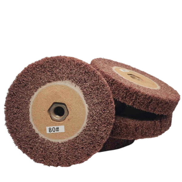 Скотч Брайт на болгарку для сатинування WorkMan М14-125х20 P80