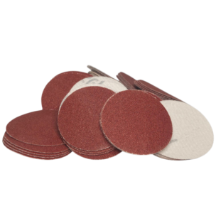 Наждачные круги на липучке 50 мм P150 100 шт Workman Velcro